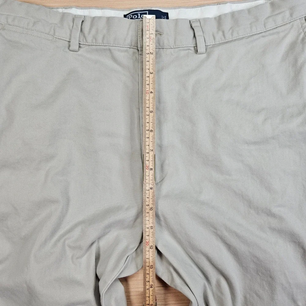 Polo Ralph Lauren Classic Chino Pants Mens 38x32‎ Fits 36x31 Tan Cotton Casual